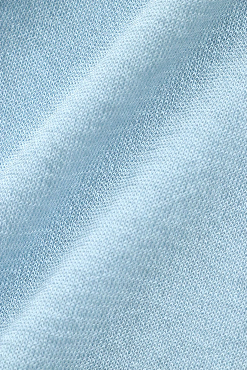 Oversized Triacetate-Cotton Long Sleeve Polo T-Shirt