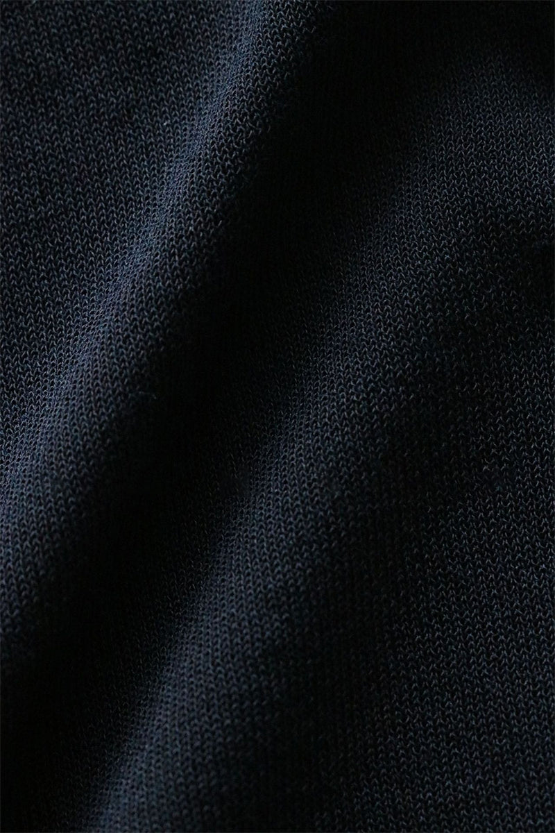 Oversized Triacetate-Cotton Long Sleeve Polo T-Shirt