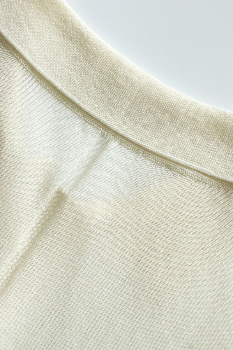 Oversized Triacetate-Cotton Long Sleeve Polo T-Shirt