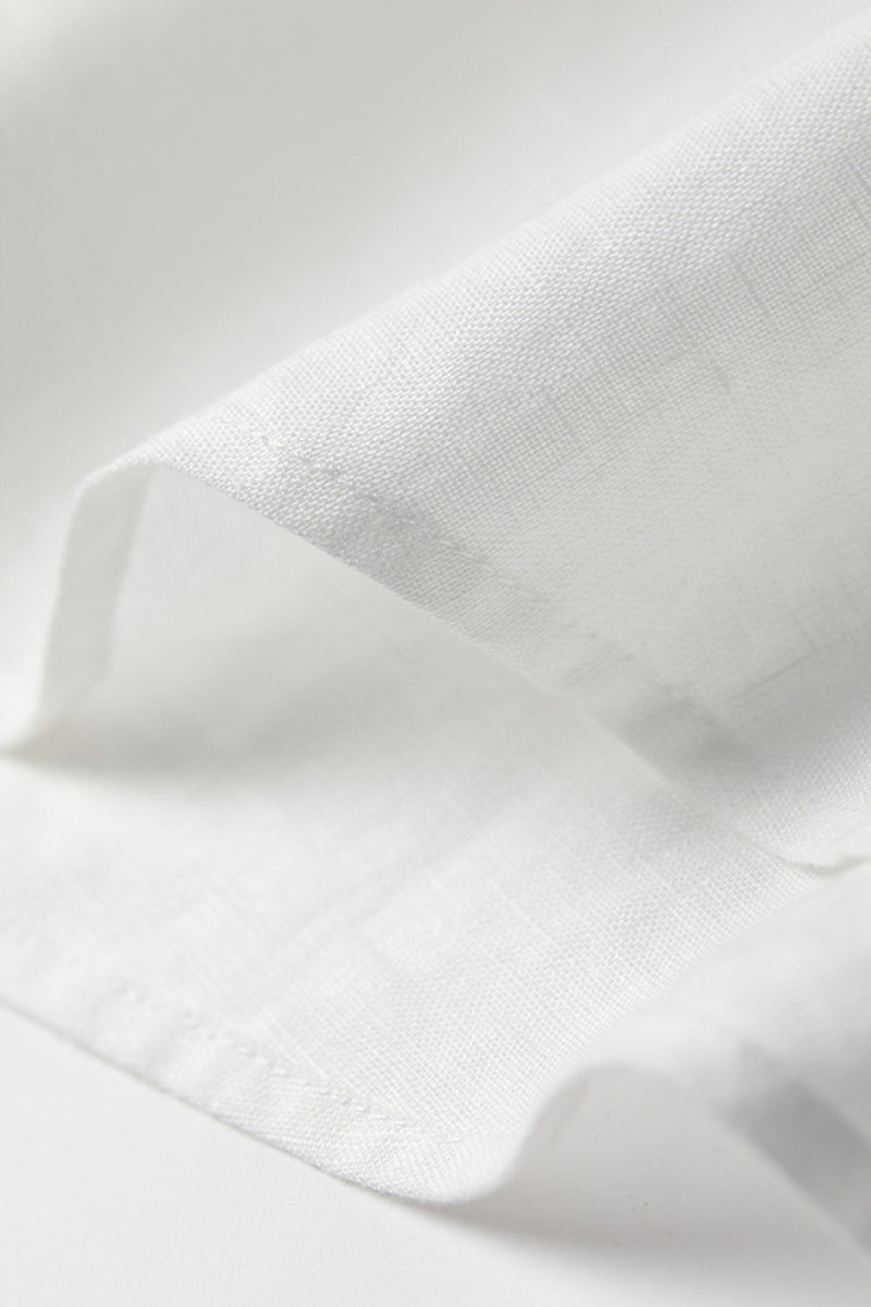 Premium French Linen Long Sleeve Button-Down Shirt