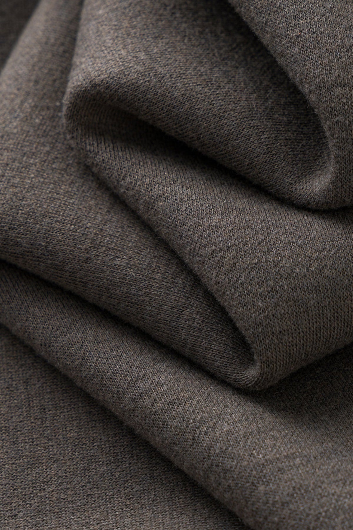 Relaxed Cashmere Blend Deep V-Neck Sweatshirt