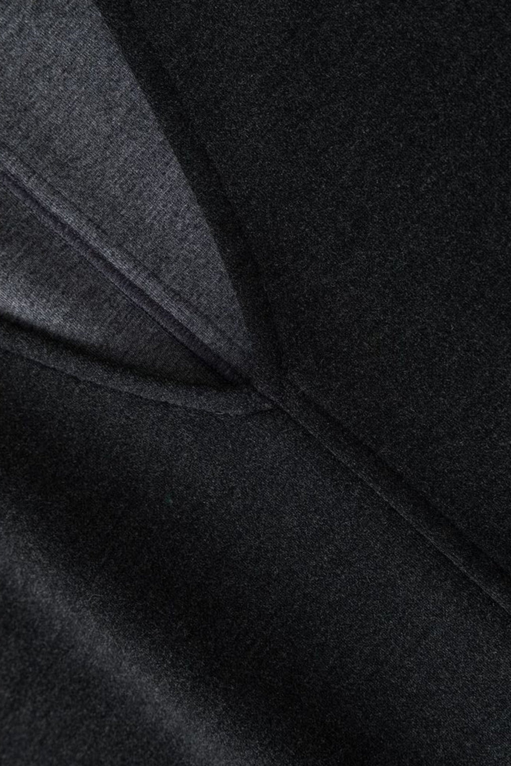 Relaxed Cashmere Blend Deep V-Neck Sweatshirt