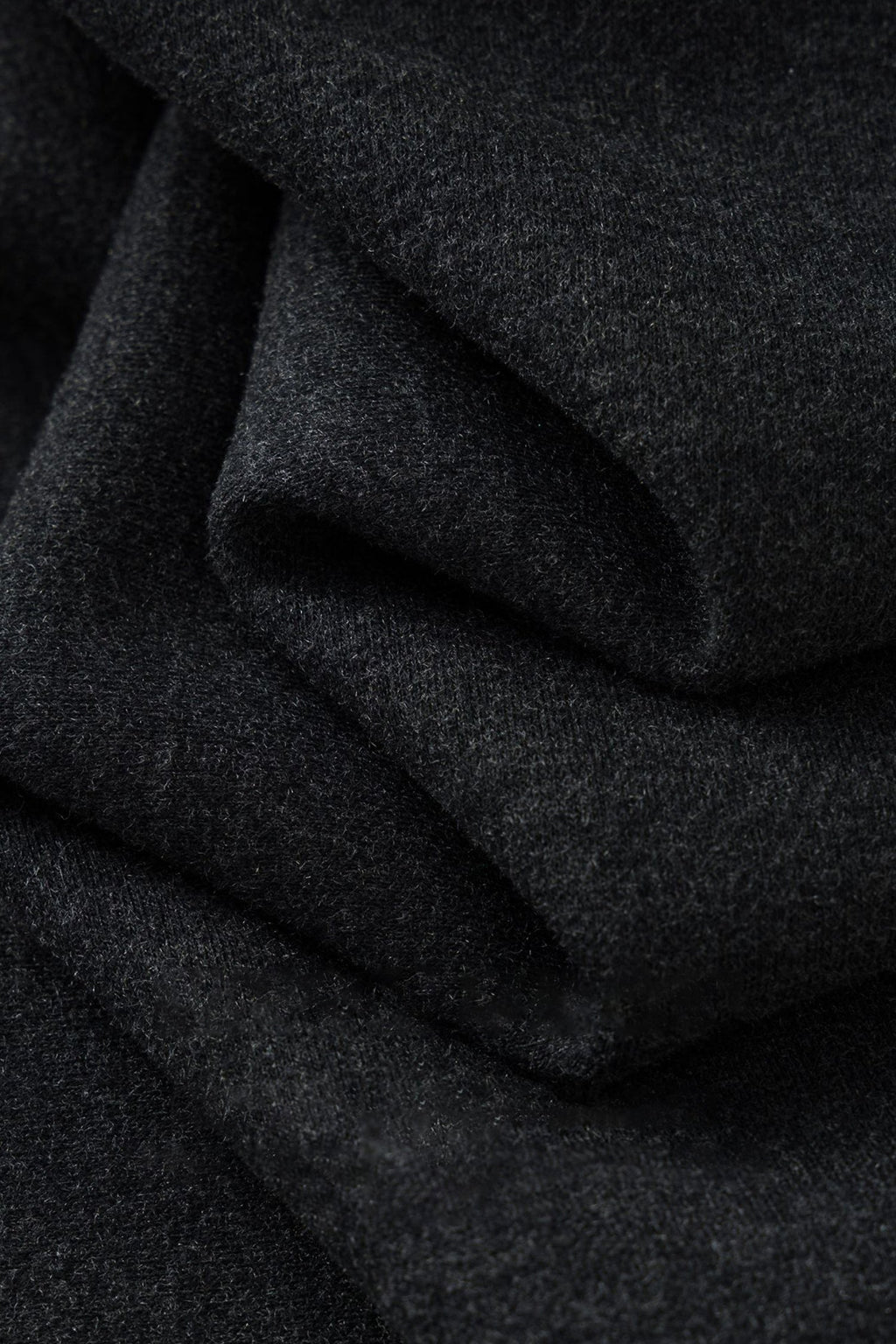 Relaxed Cashmere Blend Deep V-Neck Sweatshirt