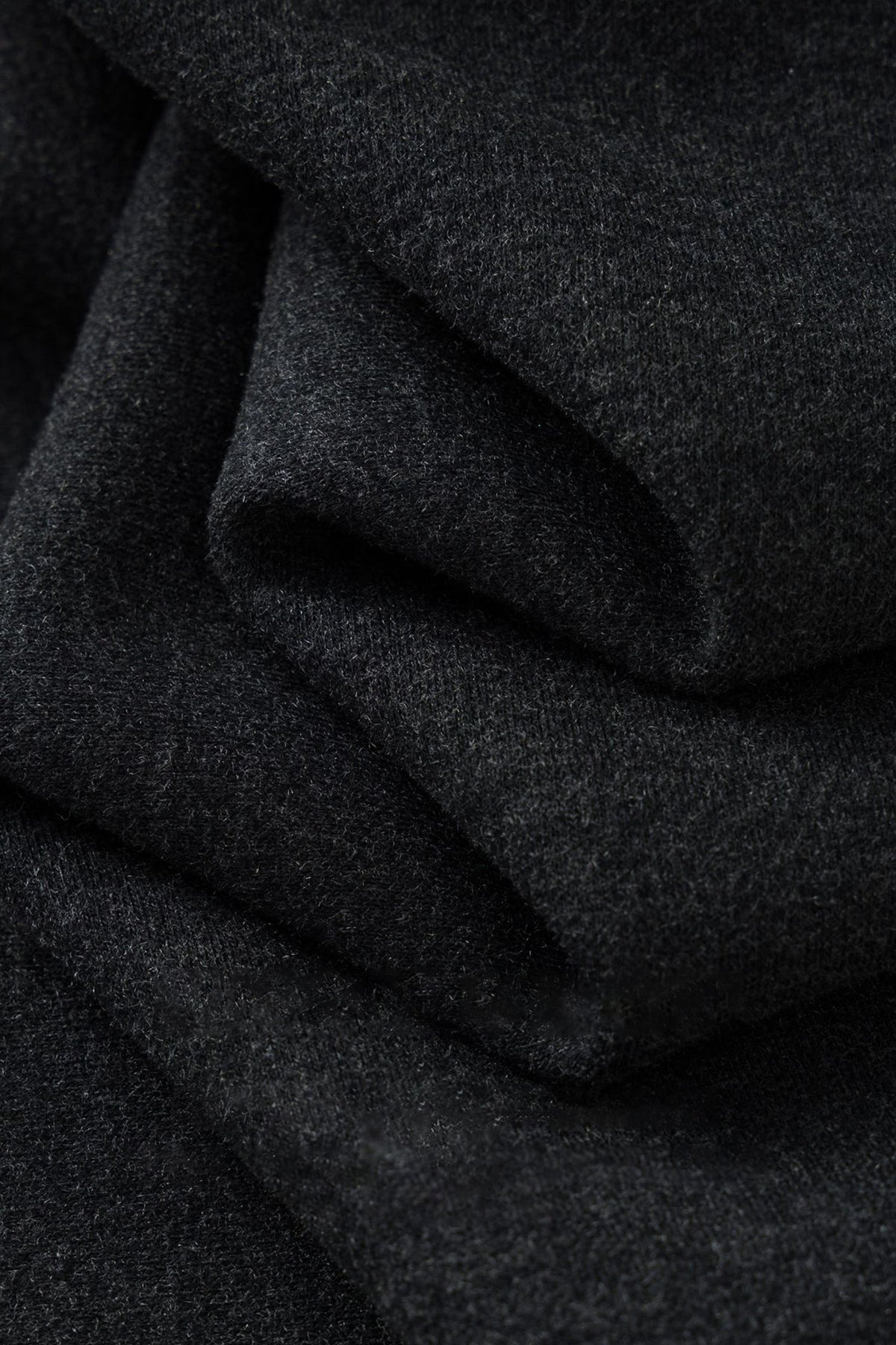 Relaxed Cashmere Blend Deep V-Neck Sweatshirt