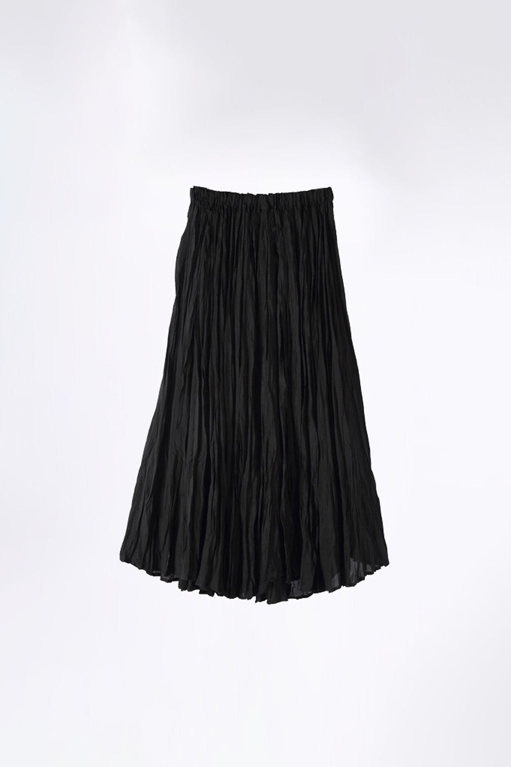 Romantic Flowy Textured A-Line Midi Skirt