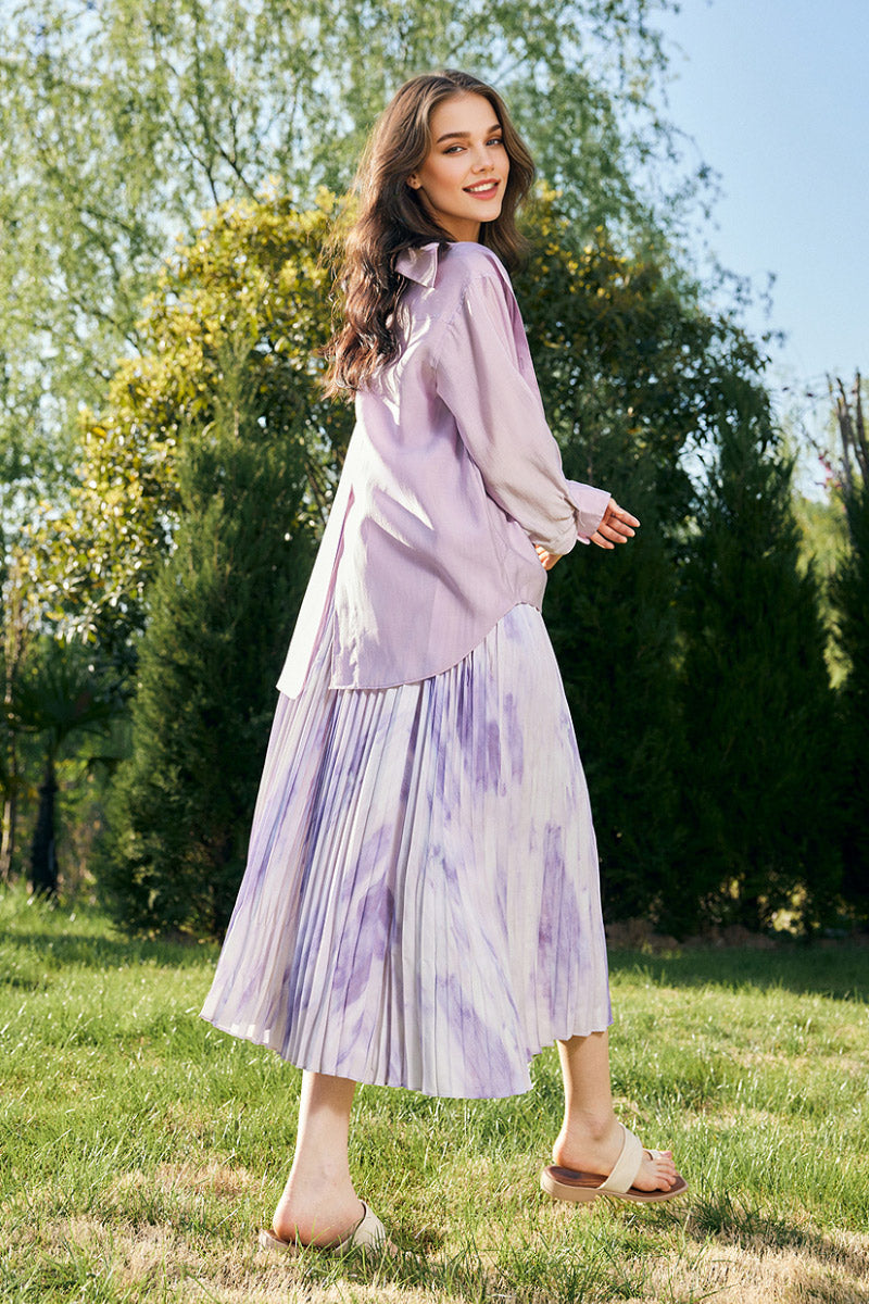 Sheer Lyocell-Blend Drop-Shoulder Shirt