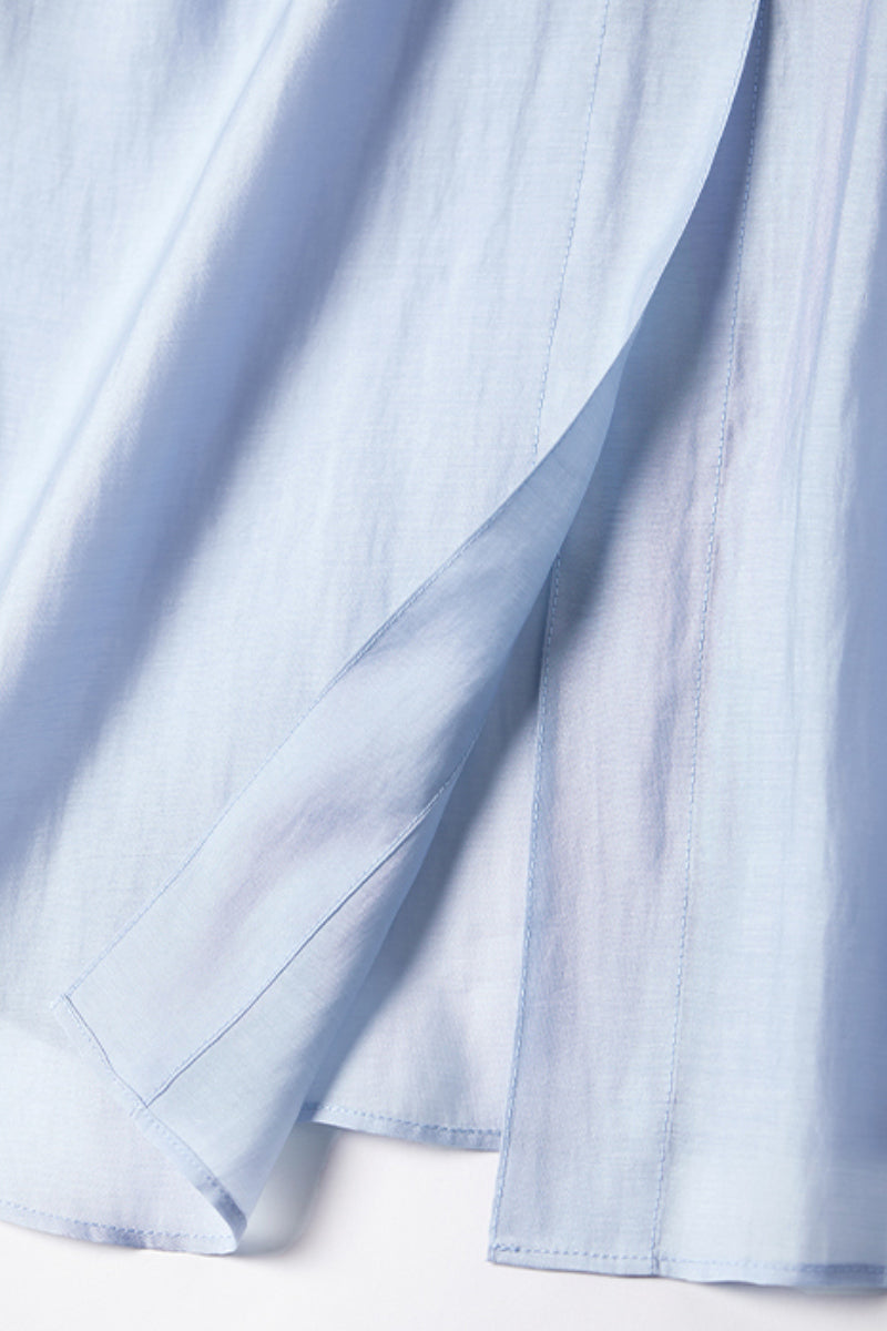Sheer Lyocell-Blend Drop-Shoulder Shirt