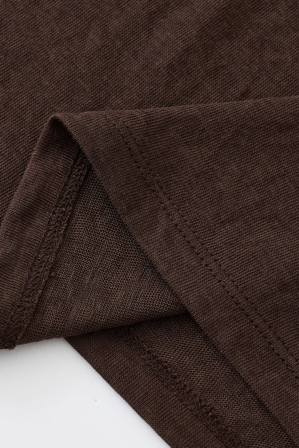 Slouchy Off Shoulder Brown Top