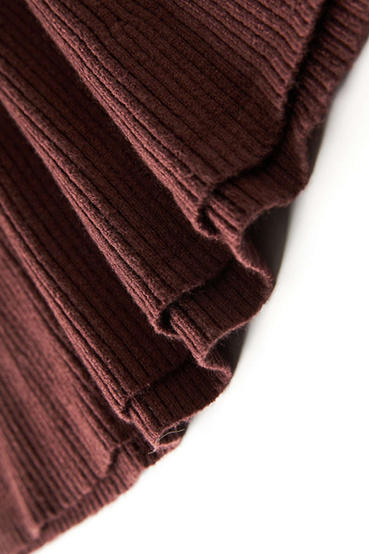 Soft Ribbed Long Sleeve Crewneck Maxi Sweater Dress