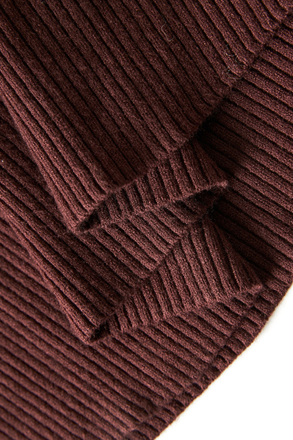 Soft Ribbed Long Sleeve V-Neck Maxi Sweater Dress