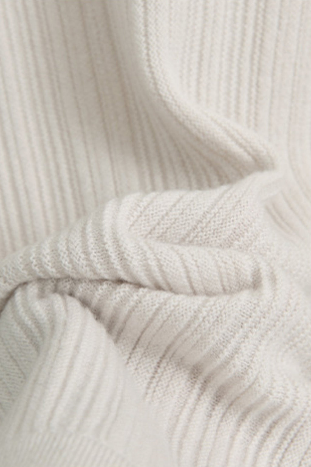 Ultrasoft Ribbed Wool Knit Button-Up Shirt