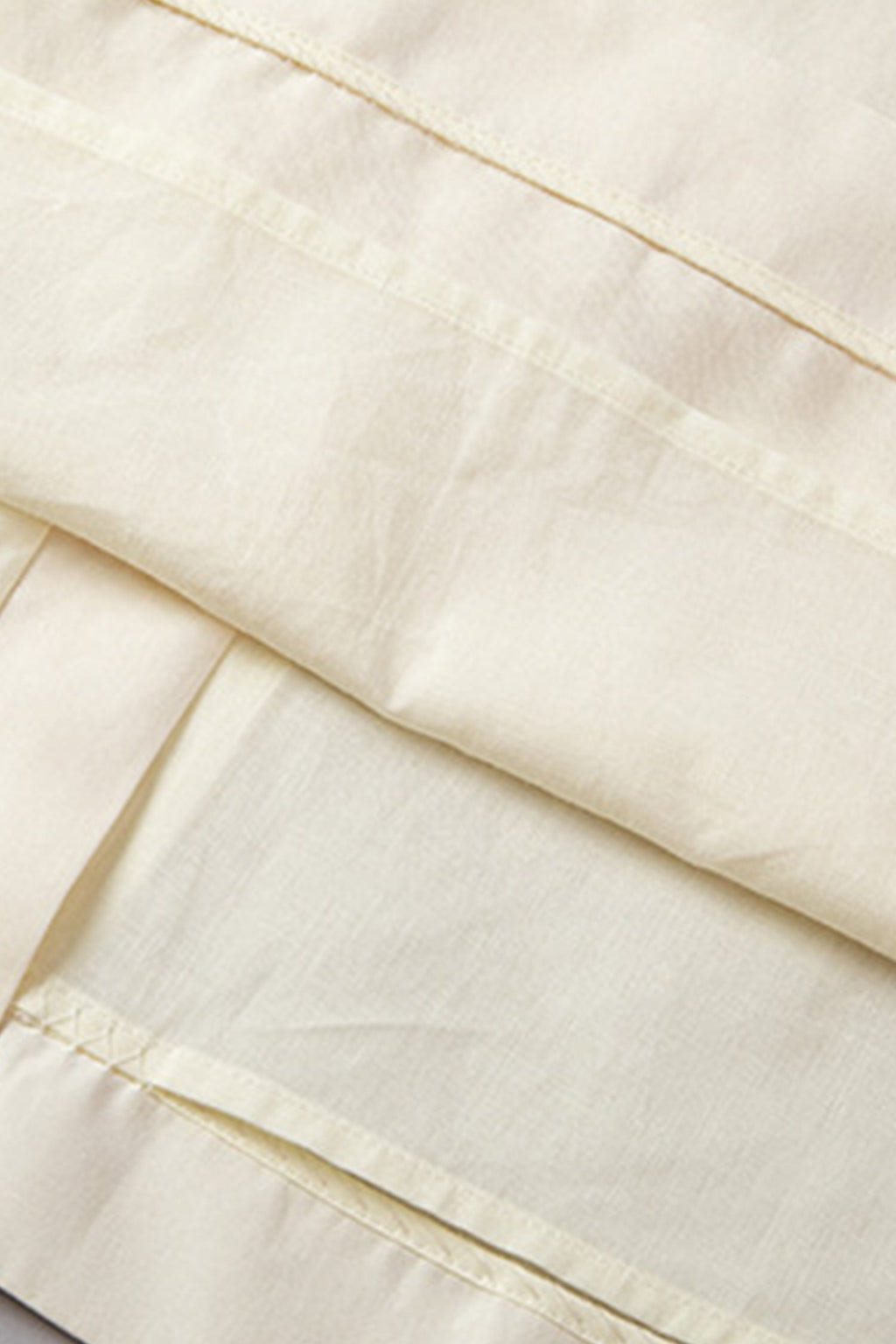 White Silk-Linen Sleeveless Maxi Dress with Pockets