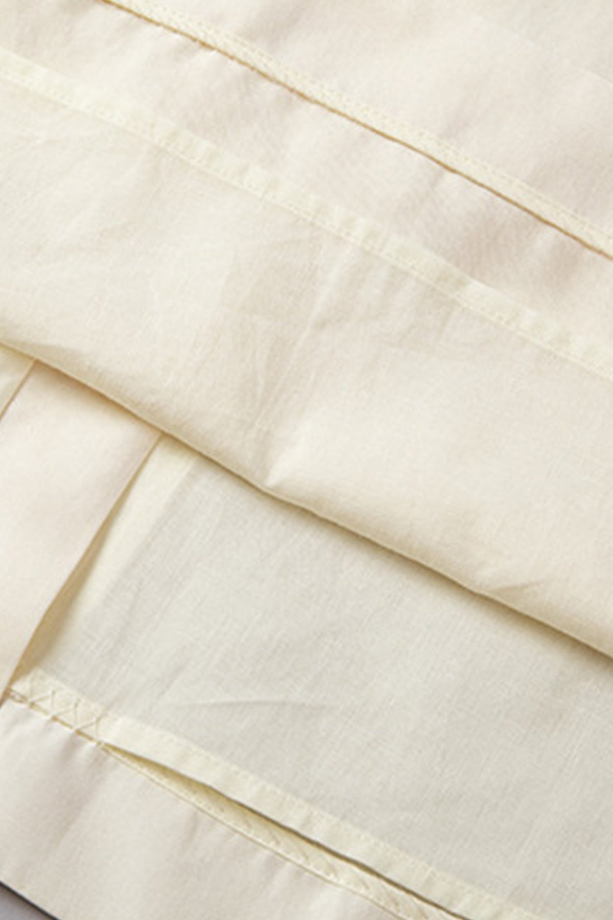 White Silk-Linen Sleeveless Maxi Dress with Pockets